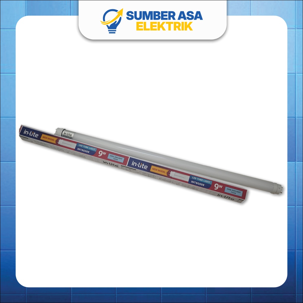 In Lite Tube Light (9 Watt, 7000K, None)