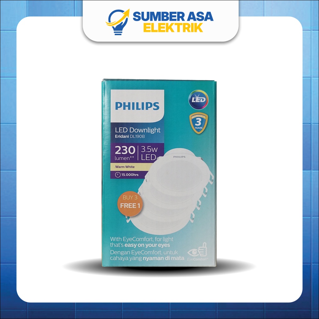 Philips Eridani (3000K, Single, 7 Watt)